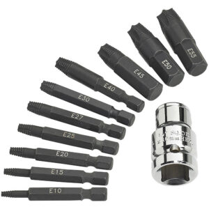 Clarke PRO332 11 Piece TorxÂ® Screw Extractor Set