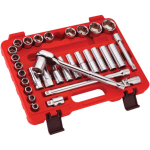 Clarke PRO378 32 Piece Â½" Drive Metric Socket Set