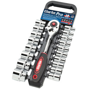 Clarke PRO387 19 Piece Â½" Multi-Fit Metric Socket Set