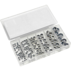 Clarke CHT890 128 Piece Assorted Nylon Lock Nuts