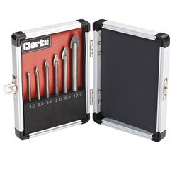 CHT704 6pc Glass Drill Bit Set