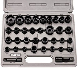 CIS12/35 - 35 Piece 3/8" & Â½" Impact Socket Set