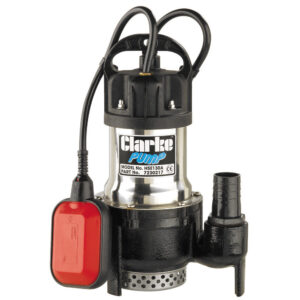 Clarke HSE130 1Â¼" 283W 140Lpm 7m Head Heavy Duty Submersible Pump (230V)
