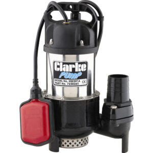 Home 118 Clarke HSE301A 2" 720W 300Lpm 10m Head Submersible Heavy Duty Pump with Float Switch (110V)