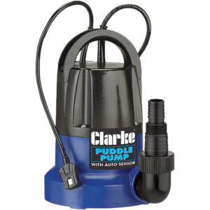 Clarke PSP125B 1Â½" 400W 116Lpm 7m Head Puddle Pump With Auto Sensor (230V)