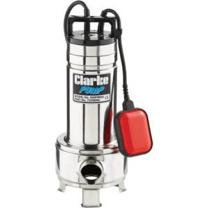 Clarke SWP900A 1Â½" 1100W 350Lpm 9m Head Heavy Duty Submersible Sewage Pump with Float Switch (230V)