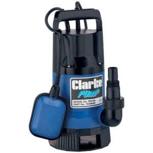 Clarke PSV3A 1Â½" 400W 133Lpm 8m Head Dirty Water Submersible Pump with Float Switch (230V)
